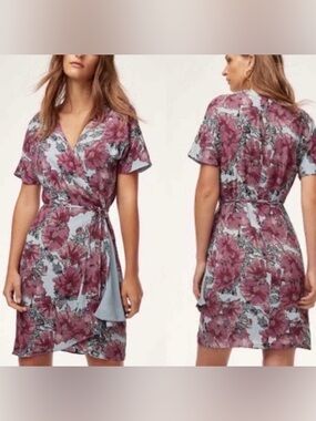 EUC ARITZIA x BABATON - Floral Wrap Dress, XS